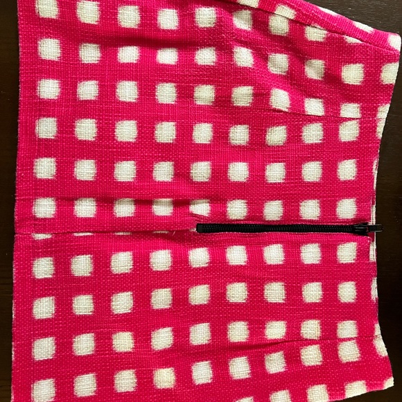 💃💃TOPSHOP Pink and White Checkered Tweed Miniskirt - Picture 4 of 6